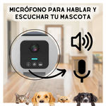 Dispensador Alimento mascota con cámara